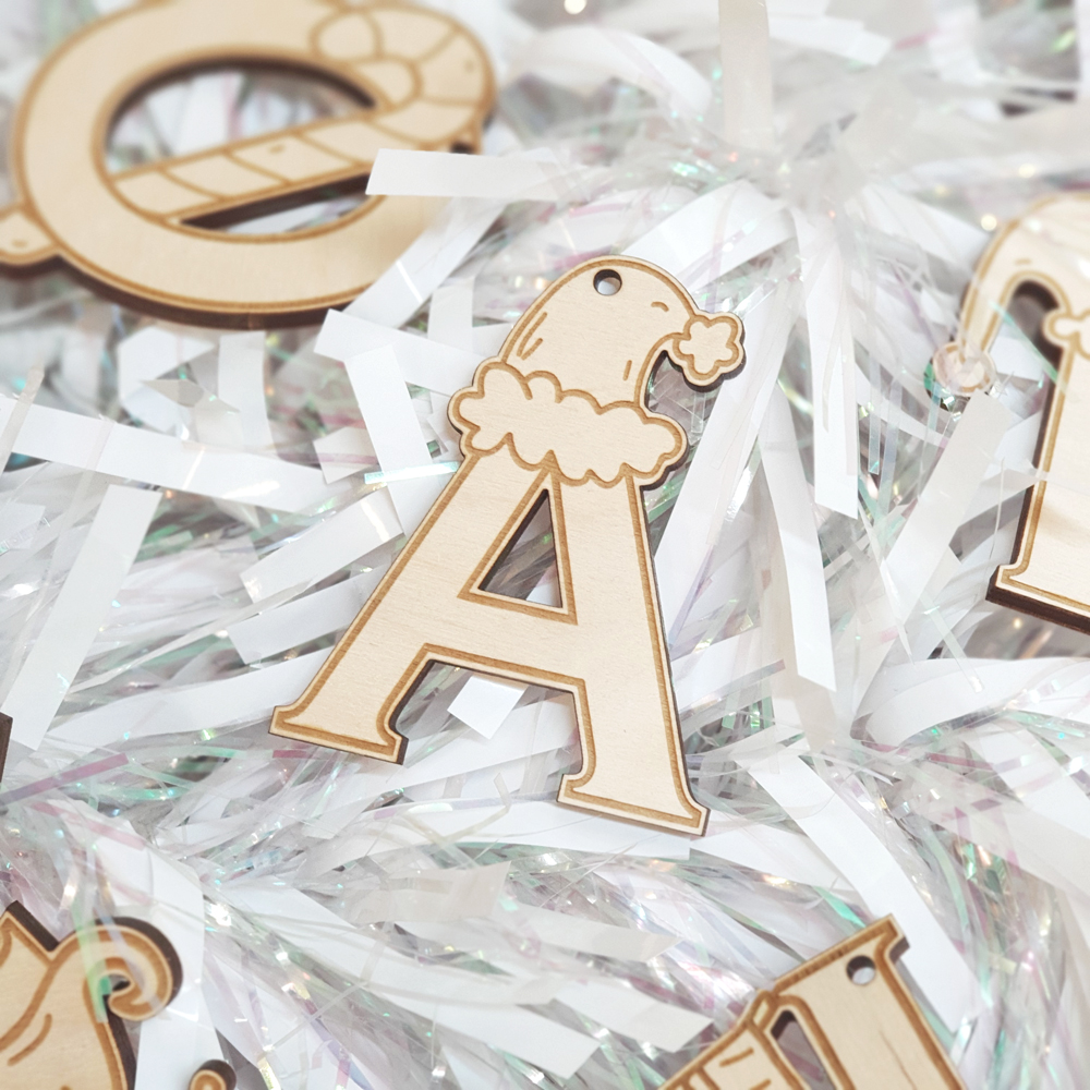 ABC Letter Bauble